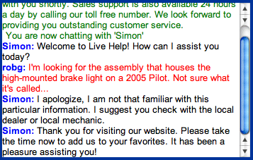 Live chat image
