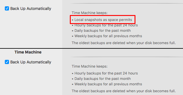 disable time machine on mac