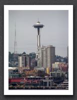 Seattle Space Needle and skyline....