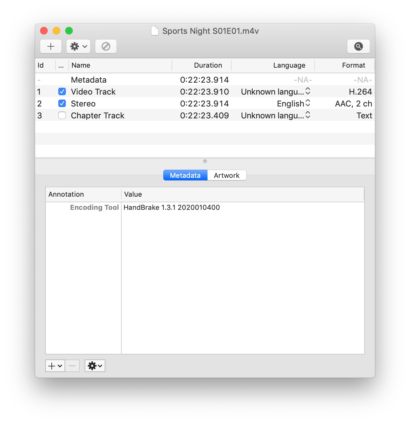 add movie metadata mac