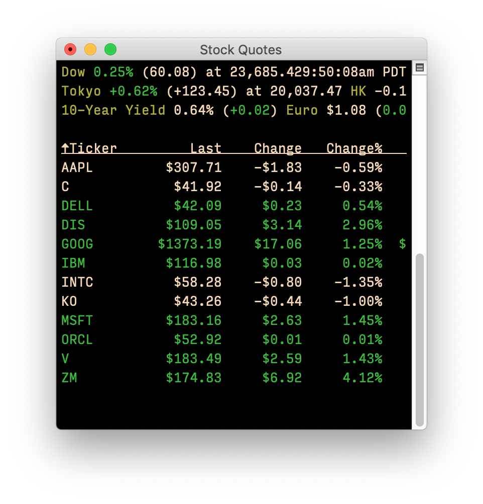 get current stock prices in excel for mac